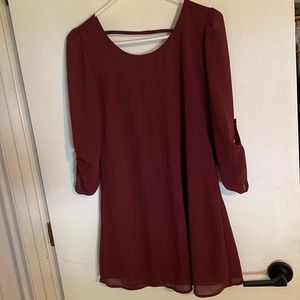 Maroon Dress